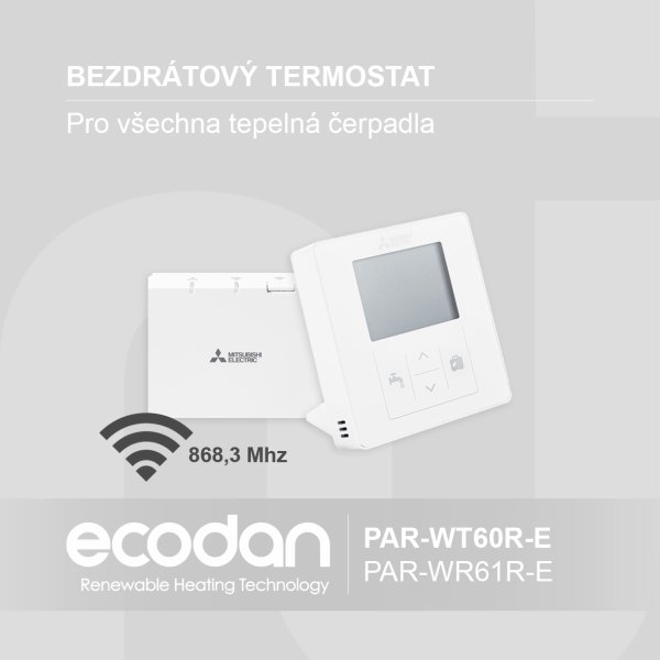 Bezdrátový prostorový termostat │ PAR-WT60R-E