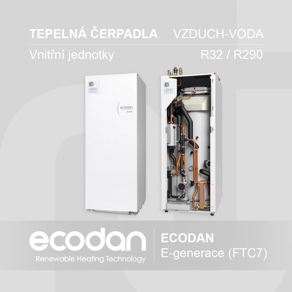 Vnitřní jednotky vzduch-voda ECODAN │ E-generace (FTC7)