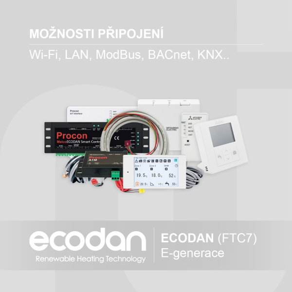 Vnitřní jednotky E-generace │ Tepelná čerpadla ECODAN
