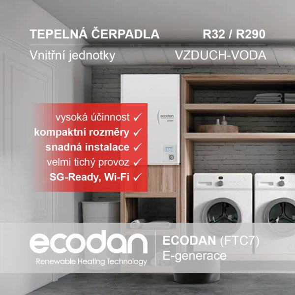 Vnitřní jednotky E-generace │ Tepelná čerpadla ECODAN