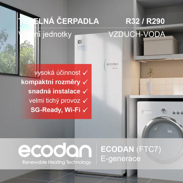 Vnitřní jednotky E-generace │ Tepelná čerpadla ECODAN