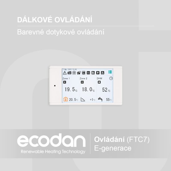 Vnitřní jednotky E-generace │ Tepelná čerpadla ECODAN