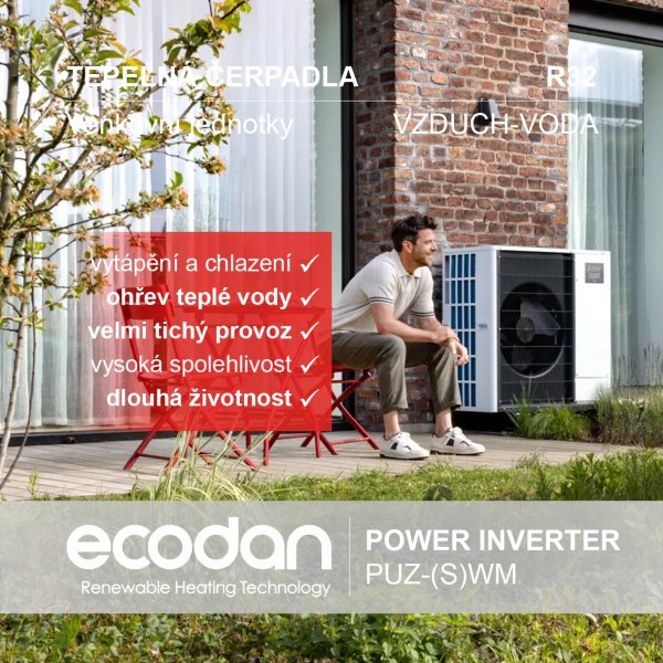 Power Inverter typ PUZ-(S)WM │ Tepelná čerpadla ECODAN (R32)