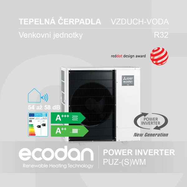Tepelná čerpadla vzduch-voda Power Inverter │ PUZ-(S)WM