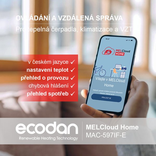Zubadan Inverter PUZ-(S)HWM │ Tepelná čerpadla ECODAN (R32)