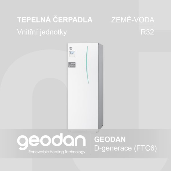 Vnitřní jednotky země-voda GEODAN │ D-generace (FTC6)