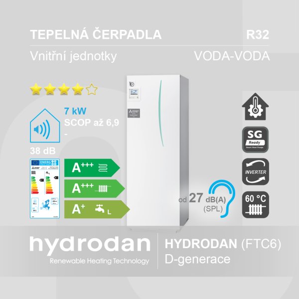 Vnitřní jednotky tepelných čerpadel HYDRODAN │ D-gen