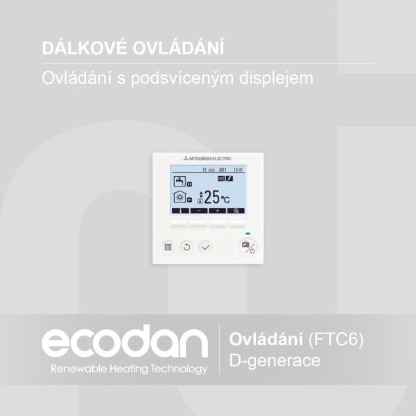 Tepelná čerpadla ECODAN (R32) - Power Inverter │ PUD-SWM
