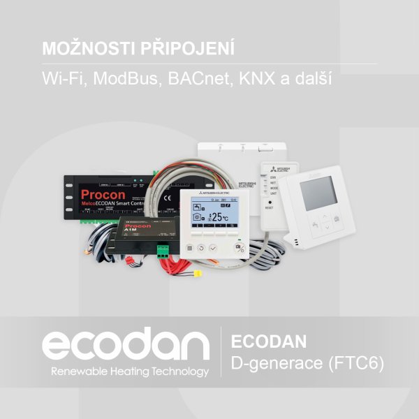 Vnitřní jednotky vzduch-voda ECODAN │ D-generace (FTC6)