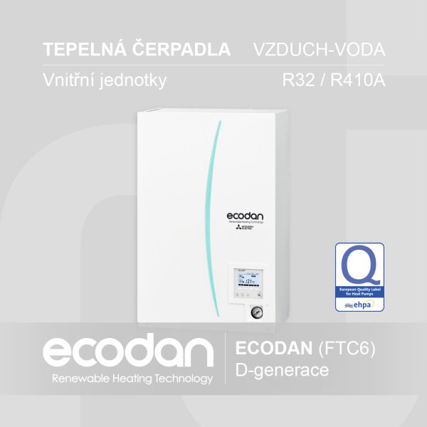 Vnitřní jednotky tepelných čerpadel ECODAN │ D-generace