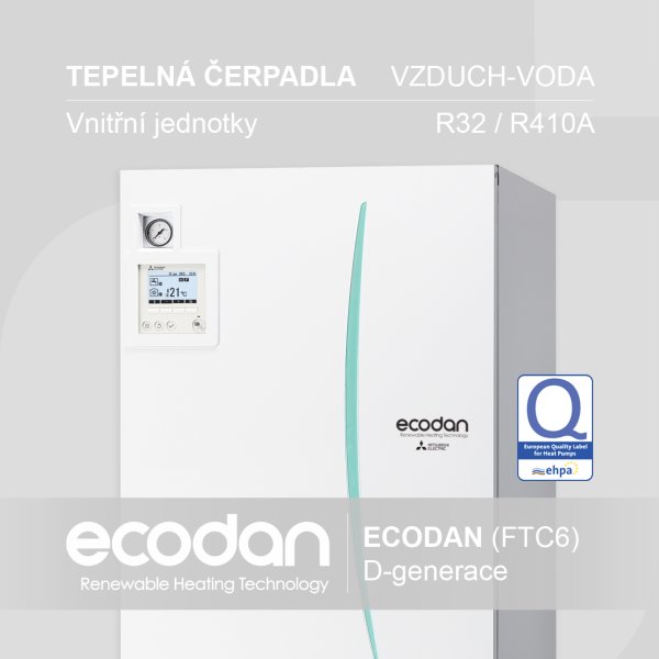 Vnitřní jednotky tepelných čerpadel ECODAN │ D-generace