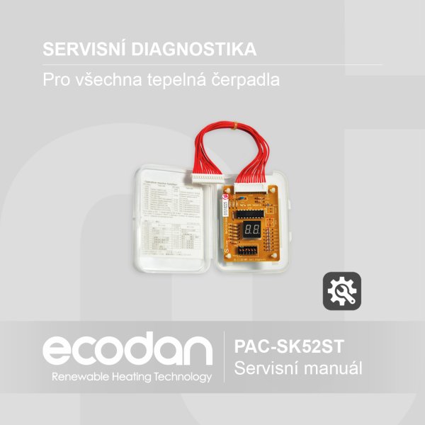 Externí diagnostika pro servis a kontrolu │ PAC-SK52ST