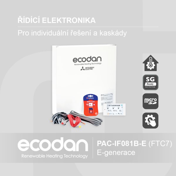 Řídicí a kaskádní elektronika s ovládáním | PAC-IF081B-E (FTC7)