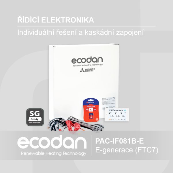 Řídící a kaskádní elektronika s ovládáním │ PAC-IF081B-E (FTC7)