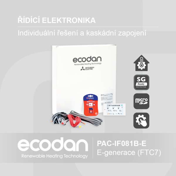 Řídicí a kaskádní elektronika s ovládáním │ PAC-IF081B-E (FTC7)