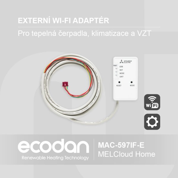 Wi-Fi adaptér pro ovládání a vzdálenou správu │ MAC-597IF-E