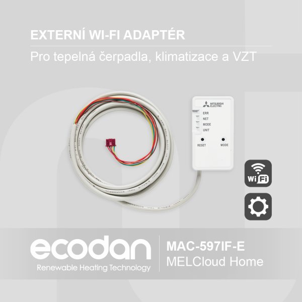 Wi-Fi adaptér pro ovládání a vzdálenou správu │ MAC-597IF-E