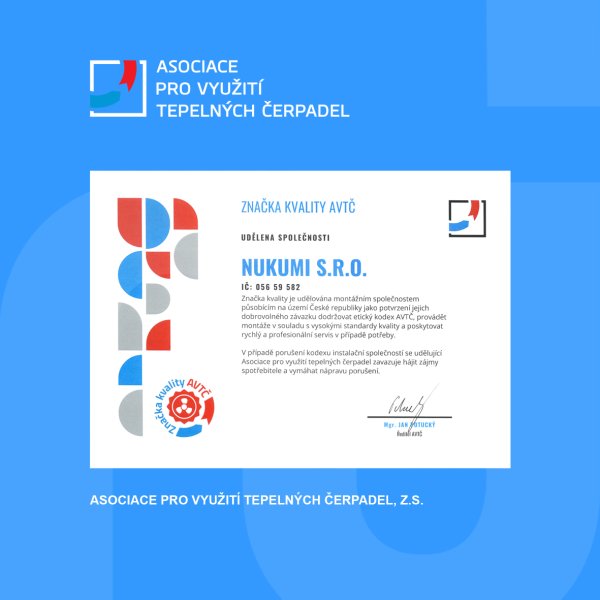 AVTČ - Uděluje firmám značku kvality │ ze dne 26. 11. 2025