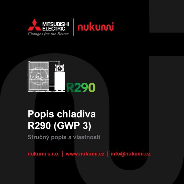 Stručný popis a vlastnosti chladiva R290 │ ze dne 15. 10. 2025