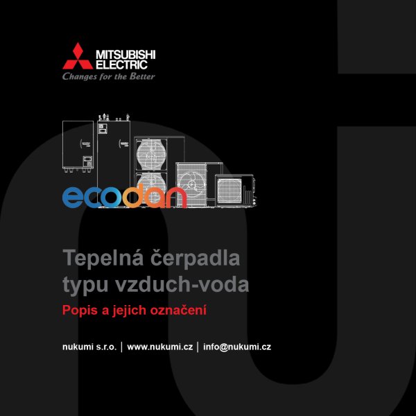 Provedení a modelové řady tepelných čerpadel ECODAN