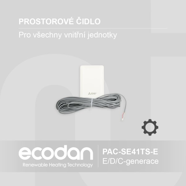 Externí prostorové teplotní čidlo (TH1) │ PAC-SE41TS-E