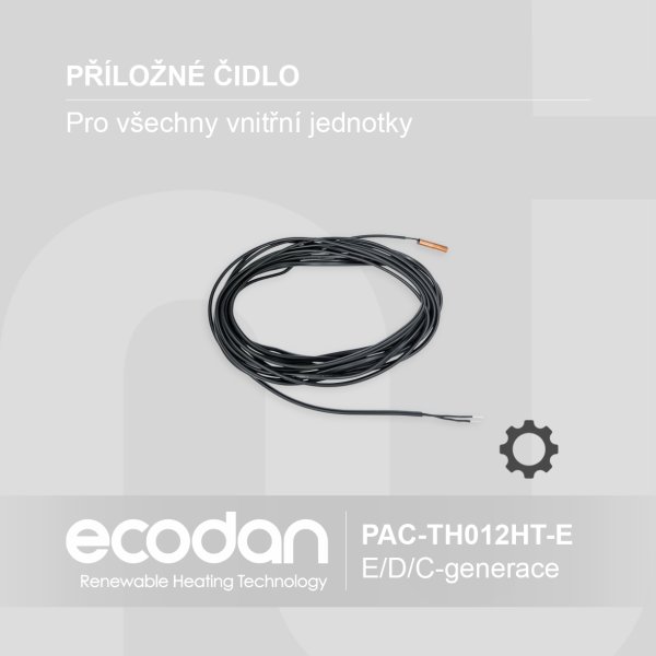 Externí příložné teplotní čidlo (THW10/THWB1) │ PAC-TH012HT-E