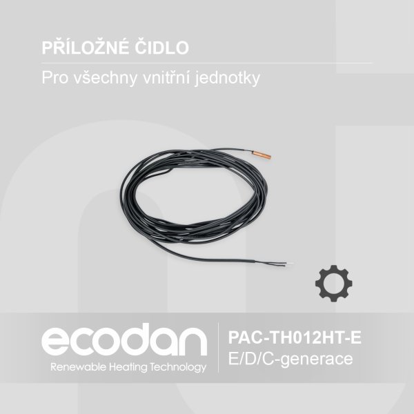 Externí příložné teplotní čidlo (THW10/THWB1) │ PAC-TH012HT-E