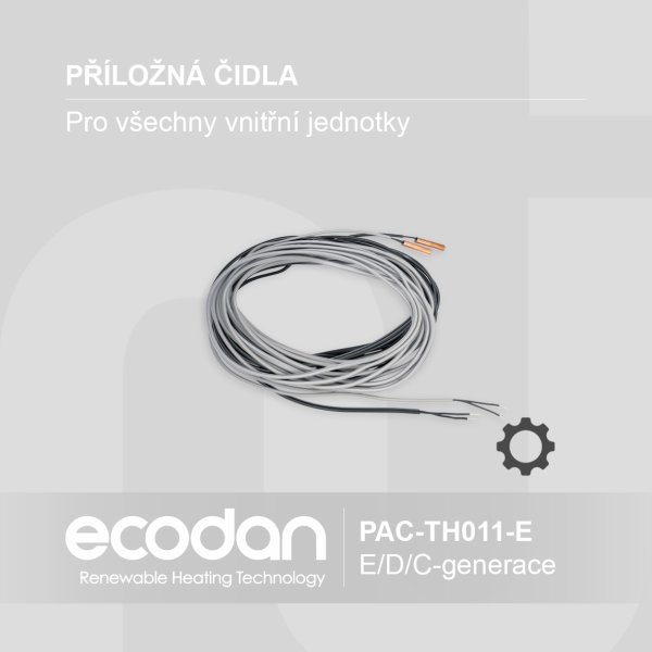 Externí příložná teplotní čidla (THW6,7/THW8,9) │ PAC-TH011-E