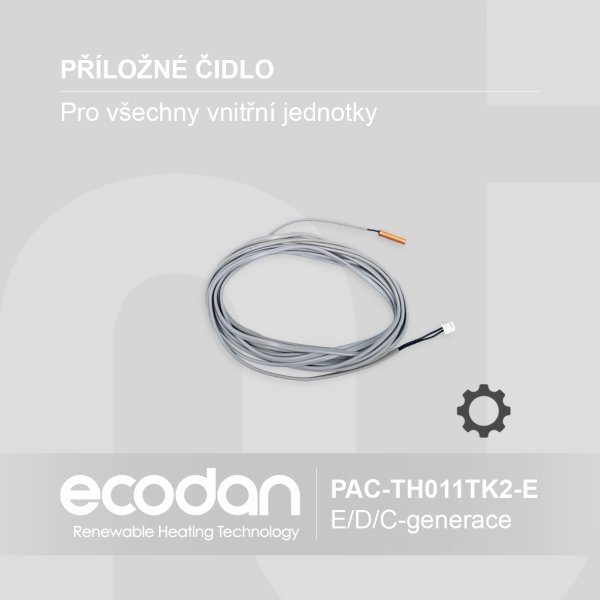 Externí příložné teplotní čidlo (THW5) │ PAC-TH011TK2-E