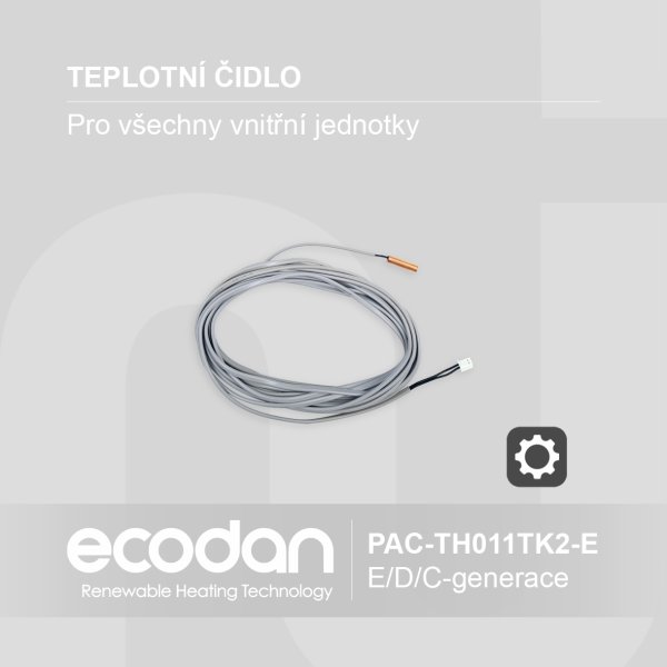 Externí příložné teplotní čidlo (THW5) │ PAC-TH011TK2-E