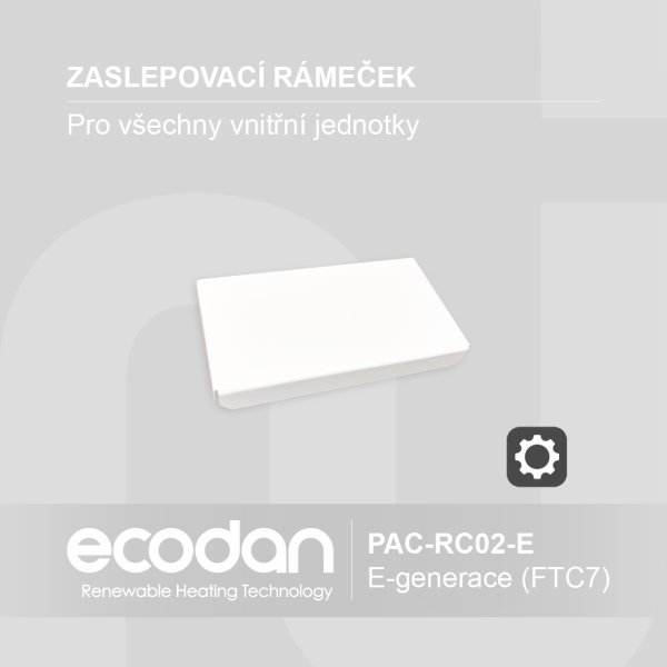 Zaslepovací rámeček k vnitřním jednotkám │ E-generace (FTC7)
