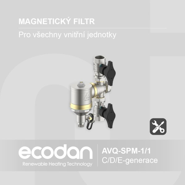 Kompaktní filtr s magnetickým odlučovačem | AVQ-SPM-1/1
