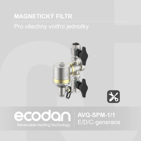 Kompaktní filtr s magnetickým odlučovačem │ AVQ-SPM-1/1