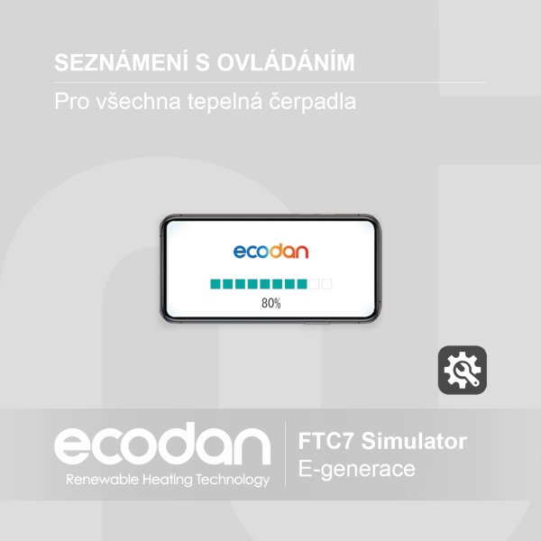 Aplikace pro ovládání │ Ecodan Controller Simulator (FTC7)