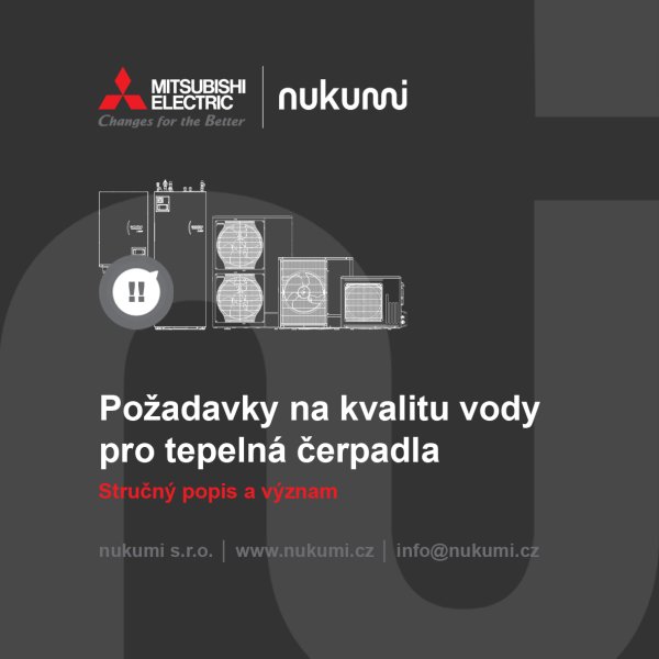 Požadavky na kvalitu vody pro systémy s tepelnými čerpadly
