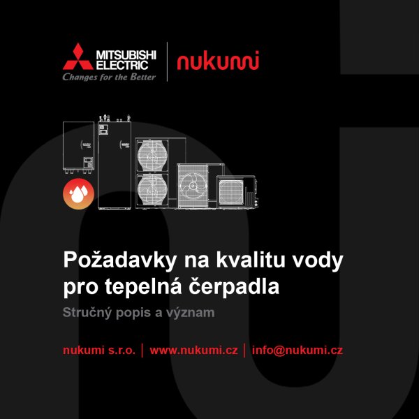 Požadavky na kvalitu vody pro systémy s tepelnými čerpadly
