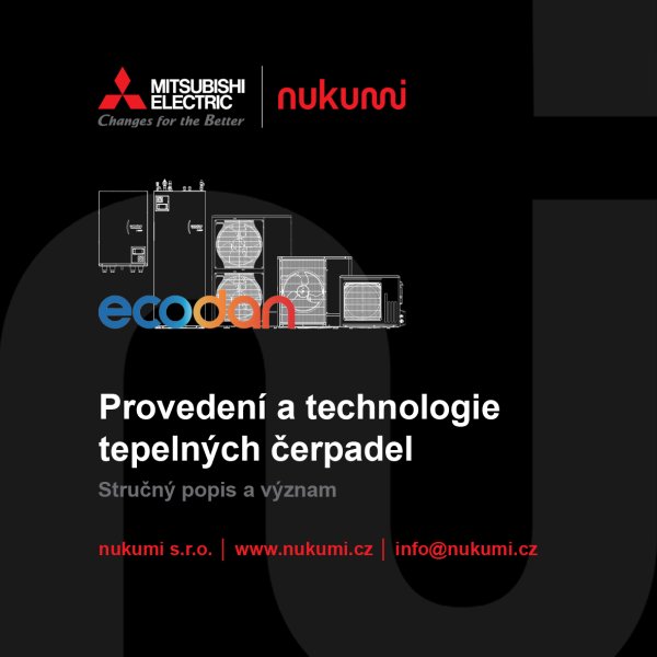 Tepelná čerpadla vzduch-voda jejich provedení a technologie