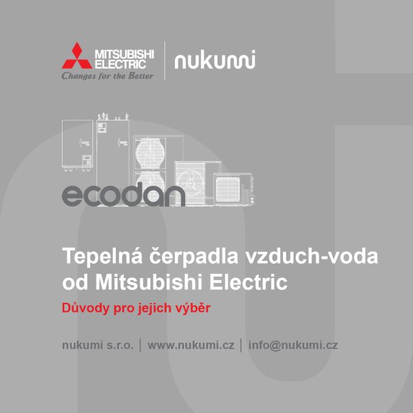 Důvody proč si vybrat tepelné čerpadlo od Mitsubishi Electric