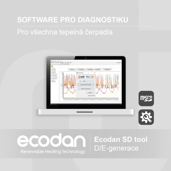 Software pro diagnostiku a nastavení | Ecodan SD tool