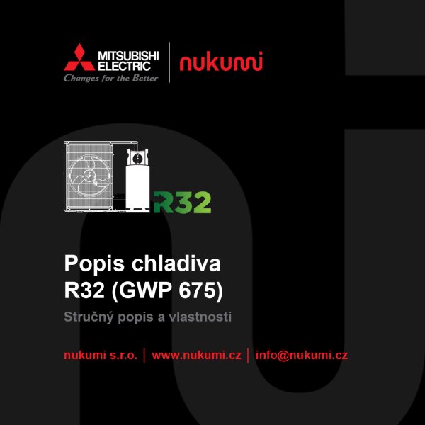 Stručný popis a vlastnosti chladiva R32 │ ze dne 1. 1. 2020