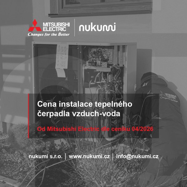 2026 | Cena instalace tepelného čerpadla typu vzduch-voda