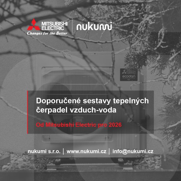 Doporučené sestavy tepelných čerpadel vzduch-voda pro 2026