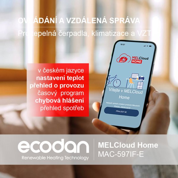 Aplikace pro vzdálenou správu a ovládání │ MELCloud Home