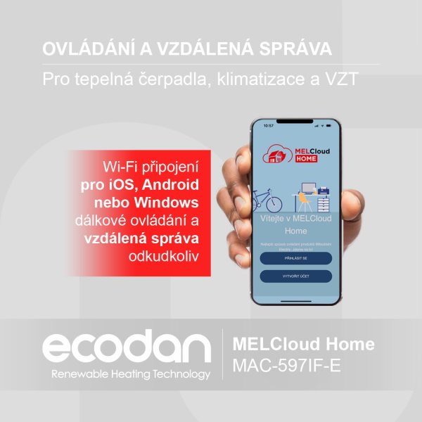 Aplikace pro vzdálenou správu a ovládání │ MELCloud Home
