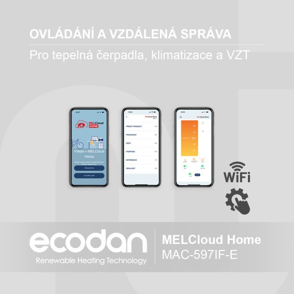 Aplikace pro vzdálenou správu a ovládání │ MELCloud Home