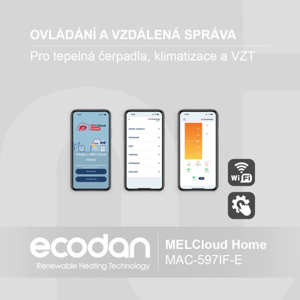 Aplikace pro vzdálenou správu a ovládání │ MELCloud Home