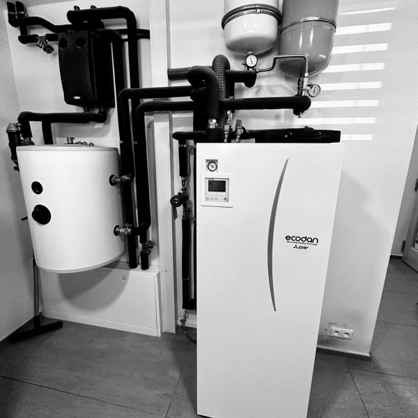 Instalace tepelného čerpadla pro rodinný dům 180 m2 (8,0 kW)