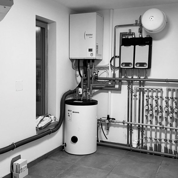 Instalace tepelného čerpadla pro rodinný dům 290 m2 (12,0 kW)