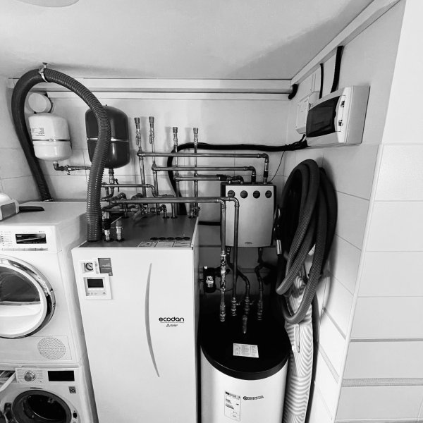 Instalace tepelného čerpadla pro rodinný dům 250 m2 (10,0 kW)