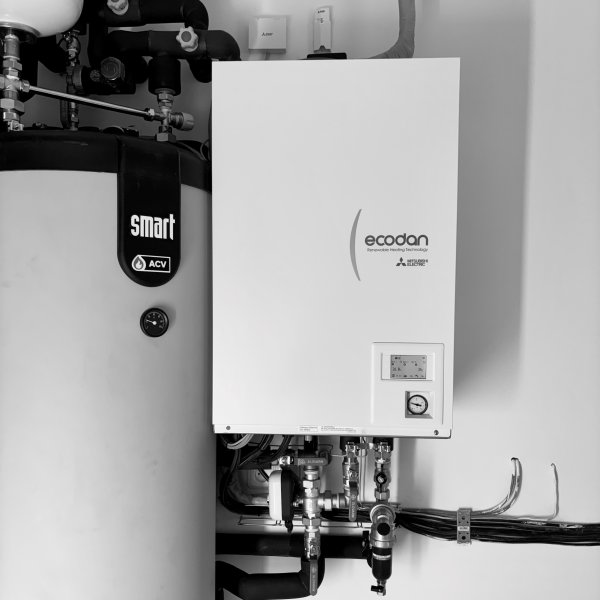 Nový rodinný dům 120 m² (TZ 5,0 kW), Chrudim │ Tepelné čerpadlo vzduch-voda 8,0 kW